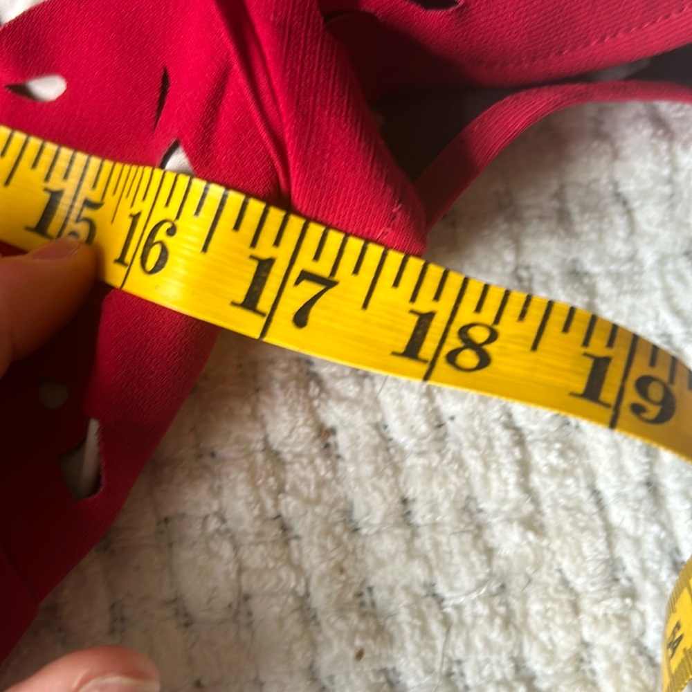 NWT Moulinette Soeurs red cut out dress. Size 2. From Anthropologie. Gorgeous! - Picture 13 of 16